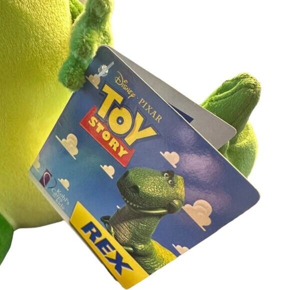 Disney Pixar Toy Story 2 Kohls Cares Rex Woody Buzz Lightyear Plush Book Set - Picture 11 of 11